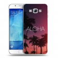 Дизайнерский пластиковый чехол для Samsung Galaxy A8 Hawaii