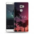 Дизайнерский пластиковый чехол для Huawei Mate S Hawaii