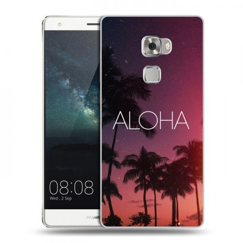 Дизайнерский пластиковый чехол для Huawei Mate S Hawaii