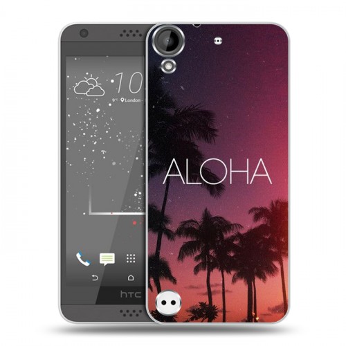 Дизайнерский пластиковый чехол для HTC Desire 530 Hawaii