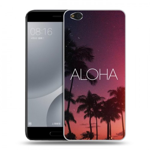 Дизайнерский пластиковый чехол для Xiaomi Mi5C Hawaii