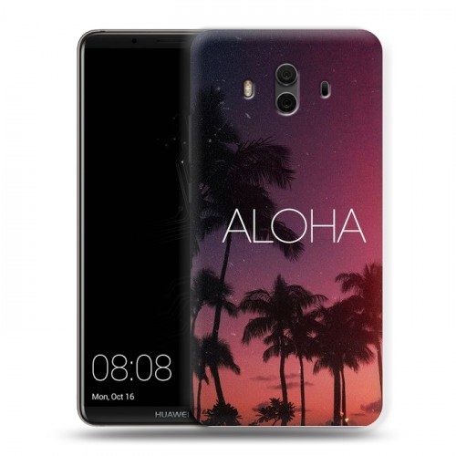 Дизайнерский пластиковый чехол для Huawei Mate 10 Hawaii