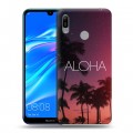 Дизайнерский пластиковый чехол для Huawei Y6 (2019) Hawaii