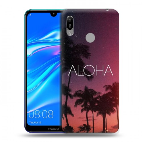 Дизайнерский пластиковый чехол для Huawei Y6 (2019) Hawaii