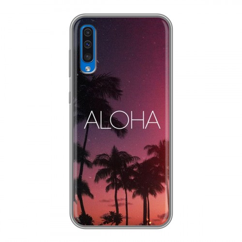 Дизайнерский силиконовый чехол для Samsung Galaxy A50 Hawaii