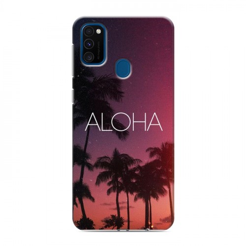 Дизайнерский силиконовый чехол для Samsung Galaxy M30s Hawaii