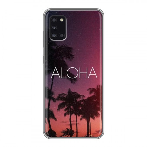 Дизайнерский силиконовый чехол для Samsung Galaxy A31 Hawaii