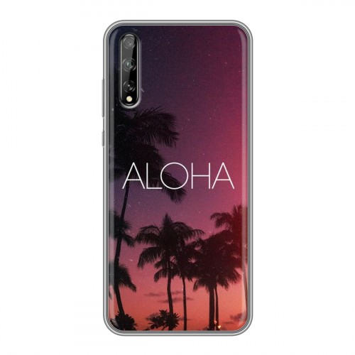 Дизайнерский силиконовый чехол для Huawei Y8p Hawaii