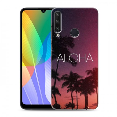 Дизайнерский пластиковый чехол для Huawei Y6p Hawaii