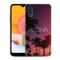 Дизайнерский силиконовый чехол для Samsung Galaxy M01 Hawaii