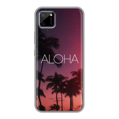 Дизайнерский силиконовый чехол для Realme C11 Hawaii