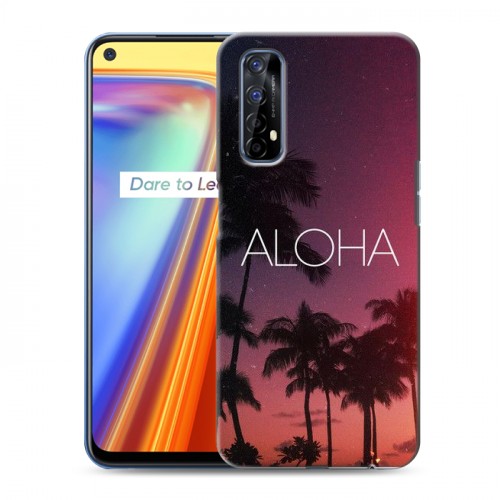 Дизайнерский силиконовый с усиленными углами чехол для Realme 7 Hawaii