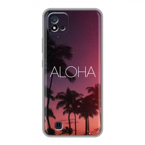 Дизайнерский силиконовый чехол для Realme C20 Hawaii