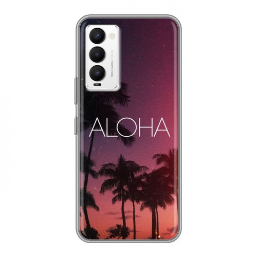 Дизайнерский силиконовый чехол для Tecno Camon 18 Hawaii