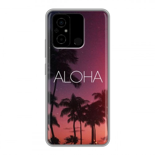 Дизайнерский силиконовый чехол для Xiaomi Poco C55 Hawaii