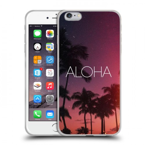 Дизайнерский силиконовый чехол для Iphone 6 Plus/6s Plus Hawaii