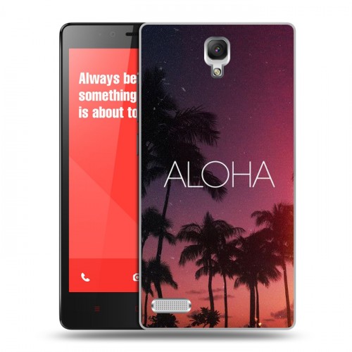 Дизайнерский пластиковый чехол для Xiaomi RedMi Note Hawaii