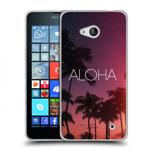Дизайнерский пластиковый чехол для Microsoft Lumia 640 Hawaii
