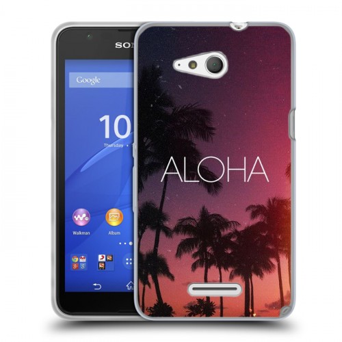 Дизайнерский пластиковый чехол для Sony Xperia E4g Hawaii