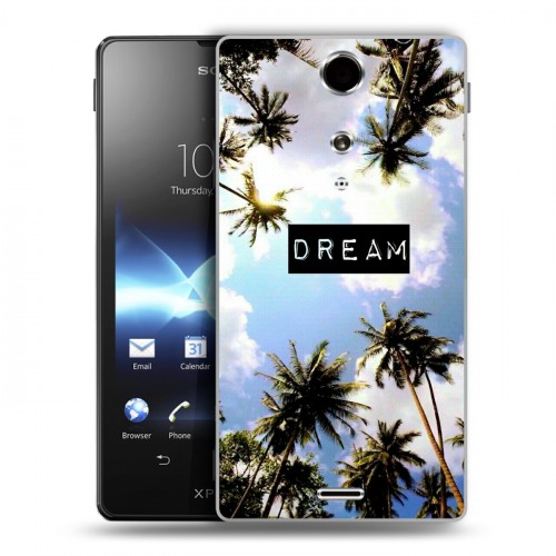 Дизайнерский пластиковый чехол для Sony Xperia TX Hawaii