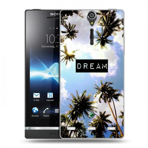 Дизайнерский пластиковый чехол для Sony Xperia S Hawaii