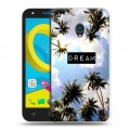 Дизайнерский пластиковый чехол для Alcatel U5 Hawaii