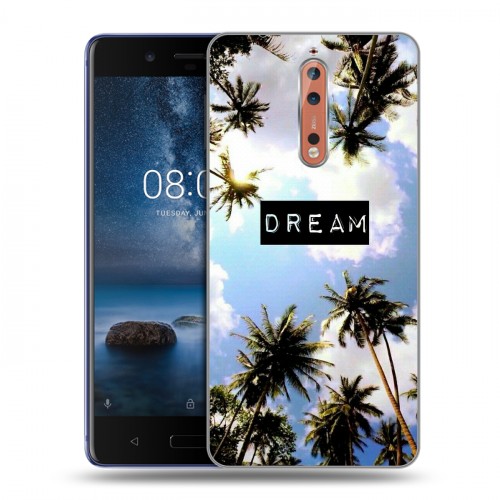 Дизайнерский пластиковый чехол для Nokia 8 Hawaii