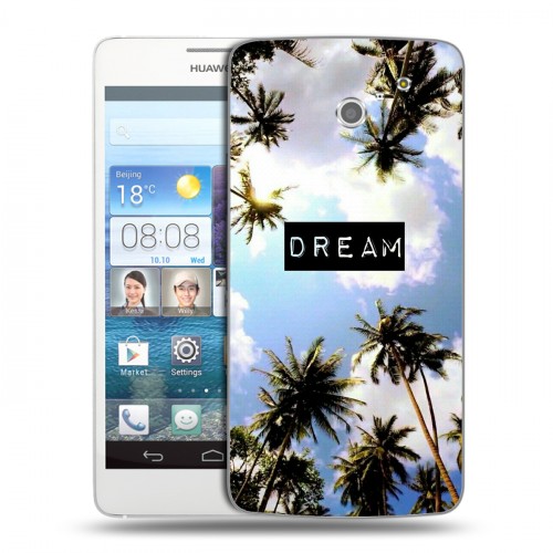 Дизайнерский пластиковый чехол для Huawei Ascend D2 Hawaii