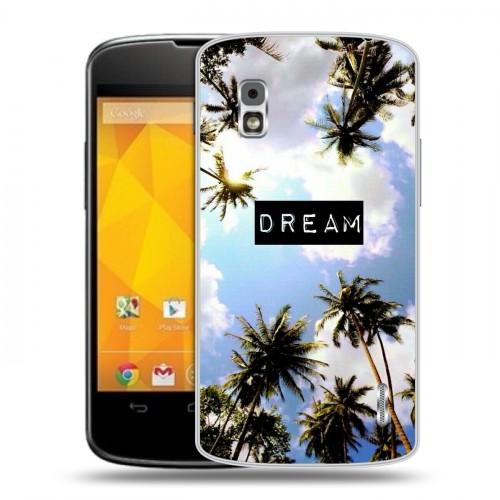 Дизайнерский пластиковый чехол для LG Google Nexus 4 Hawaii