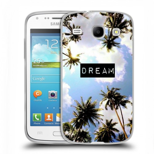 Дизайнерский силиконовый чехол для Samsung Galaxy Core Hawaii