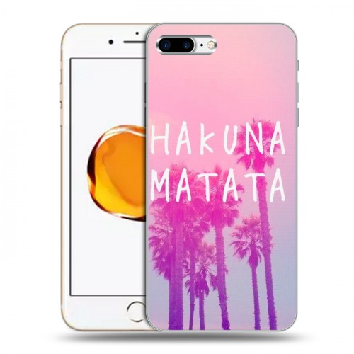 Дизайнерский силиконовый чехол для Iphone 7 Plus / 8 Plus Hawaii