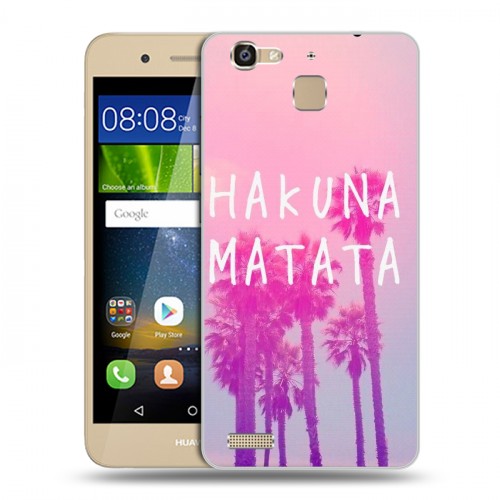 Дизайнерский пластиковый чехол для Huawei GR3 Hawaii