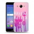 Дизайнерский пластиковый чехол для Huawei Y3 (2017) Hawaii