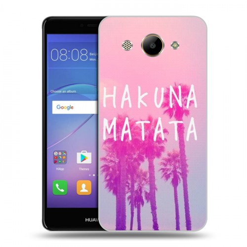 Дизайнерский пластиковый чехол для Huawei Y3 (2017) Hawaii