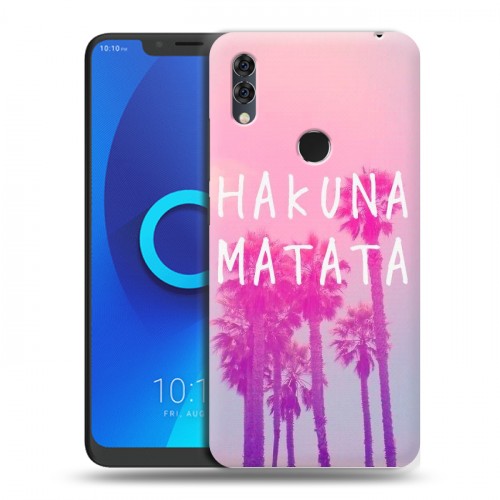 Дизайнерский силиконовый чехол для Alcatel 5V Hawaii