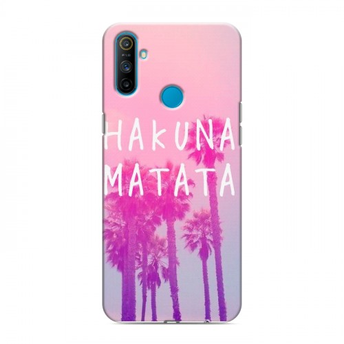 Дизайнерский силиконовый чехол для Realme C3 Hawaii