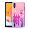 Дизайнерский силиконовый чехол для Samsung Galaxy M01 Hawaii