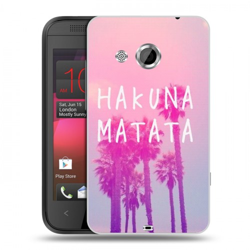 Дизайнерский пластиковый чехол для HTC Desire 200 Hawaii