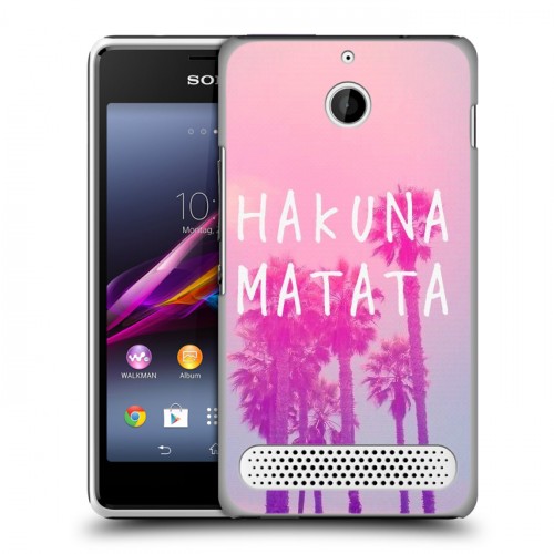 Дизайнерский силиконовый чехол для Sony Xperia E1 Hawaii