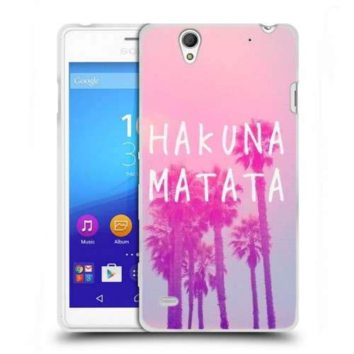 Дизайнерский пластиковый чехол для Sony Xperia C4 Hawaii