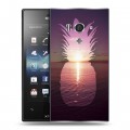 Дизайнерский пластиковый чехол для Sony Xperia acro S Hawaii