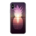 Дизайнерский силиконовый чехол для Iphone x10 Hawaii