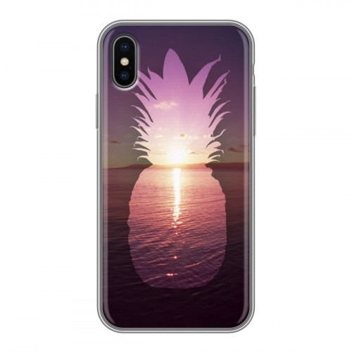 Дизайнерский силиконовый чехол для Iphone x10 Hawaii