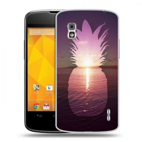 Дизайнерский пластиковый чехол для LG Google Nexus 4 Hawaii