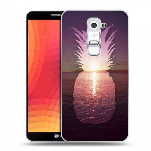 Дизайнерский силиконовый чехол для LG Optimus G2 Hawaii