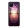 Дизайнерский силиконовый с усиленными углами чехол для Samsung Galaxy A12 Hawaii