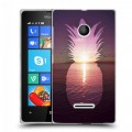 Дизайнерский пластиковый чехол для Microsoft Lumia 435 Hawaii