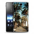 Дизайнерский пластиковый чехол для Sony Xperia TX Hawaii