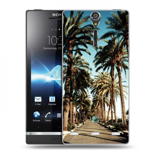 Дизайнерский пластиковый чехол для Sony Xperia S Hawaii