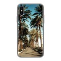 Дизайнерский силиконовый чехол для Iphone x10 Hawaii